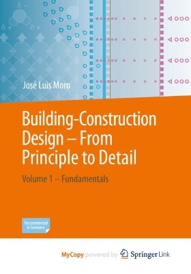 Book cover for Building Construction – From Principle to Detail