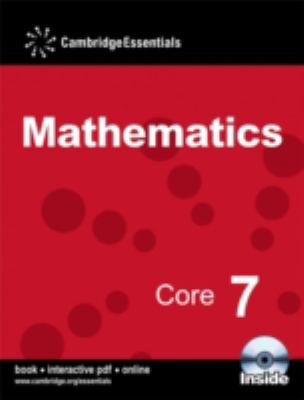 Book cover for Cambridge Essentials Mathematics Core 7 Pupil's Book with CD-ROM