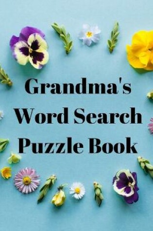 Cover of Grandma's Word Search Puzzle Book