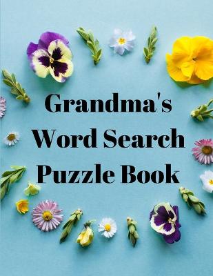 Book cover for Grandma's Word Search Puzzle Book