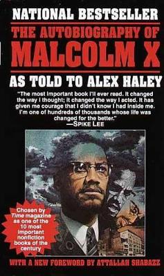 Book cover for The Autobiography of Malcolm X