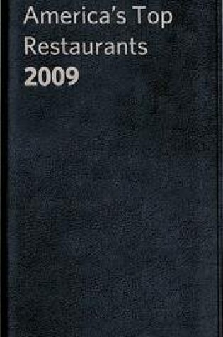 Cover of 2009 America's Top Restaurants Leather