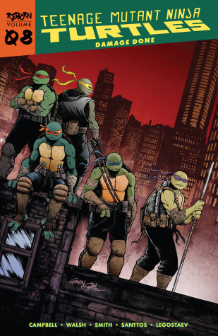 Book cover for Teenage Mutant Ninja Turtles: Reborn, Vol. 8 - Damage Done