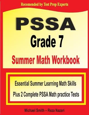 Book cover for PSSA Grade 7 Summer Math Workbook