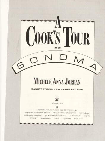 Book cover for A Cook's Tour of Sonoma