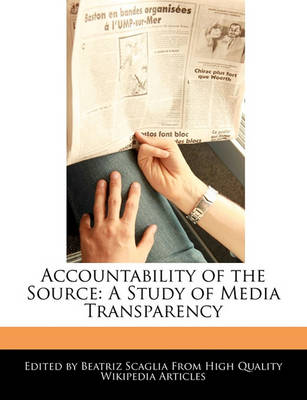 Book cover for Accountability of the Source