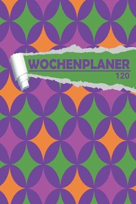 Book cover for Wochenplaner Retro Muster 70er 80er Jahre