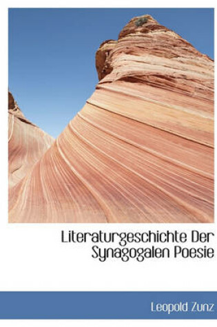 Cover of Literaturgeschichte Der Synagogalen Poesie