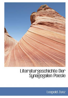 Book cover for Literaturgeschichte Der Synagogalen Poesie