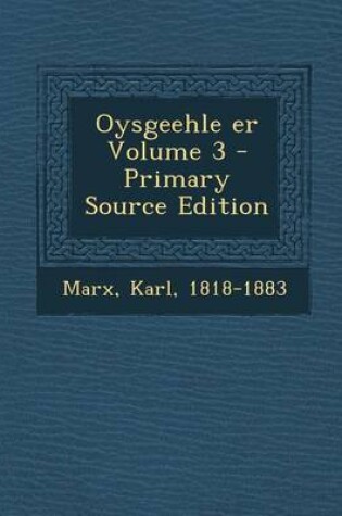 Cover of Oysgeehle Er Volume 3