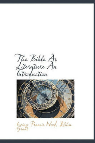 Cover of The Bible as Literature an Introduction