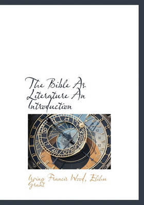 Book cover for The Bible as Literature an Introduction