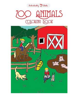 Book cover for Zoo Animals Coloring Book