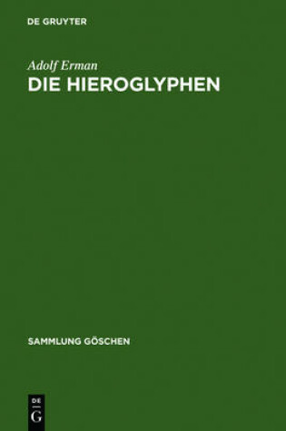 Cover of Die Hieroglyphen