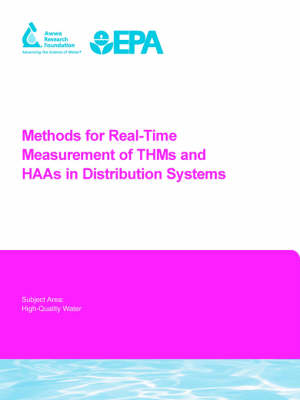 Book cover for Methods for Real-Time Measurement of THMs and HAAs in Distribution Systems