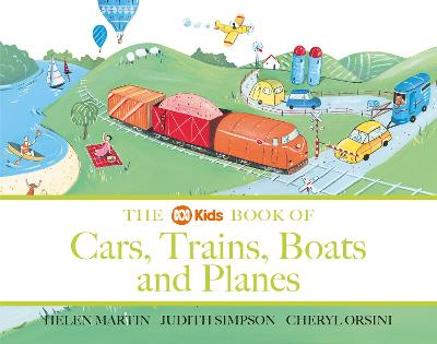 Book cover for The ABC Book of Cars, Trains, Boats and Planes