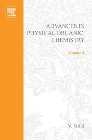 Cover of Adv Physical Organic Chemistry V4 APL