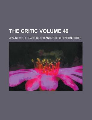 Book cover for The Critic Volume 49