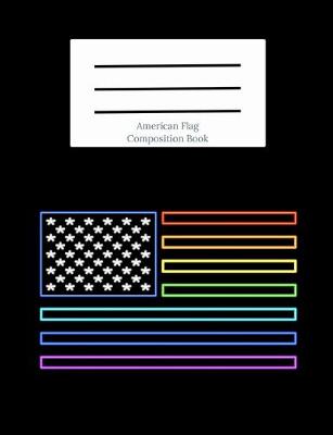 Book cover for American Flag Composition Book