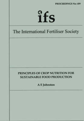 Book cover for Principles of Crop Nutrition for Sustainable Food Production