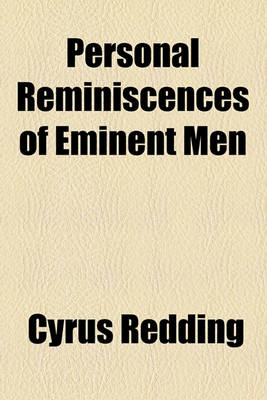 Book cover for Personal Reminiscences of Eminent Men