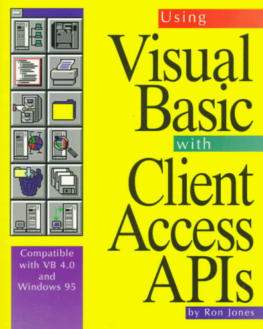 Book cover for Using Visual Basic with Client Access APIs