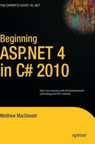 Cover of Beginning ASP.NET 4 in C# 2010