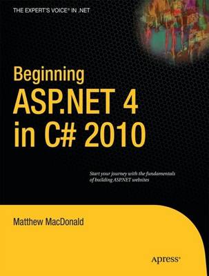 Book cover for Beginning ASP.NET 4 in C# 2010