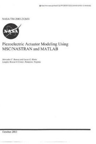 Cover of Piezoelectric Actuator Modeling Using Msc/Nastran and MATLAB