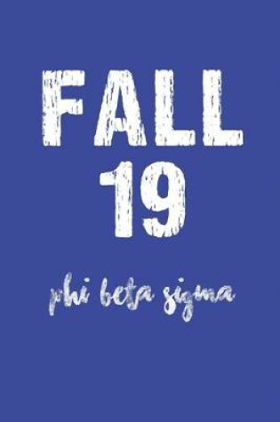 Cover of Fall 19 Phi Beta Sigma