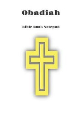 Cover of Bible Book Notepad Obadiah
