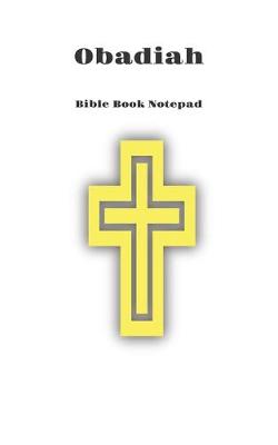 Book cover for Bible Book Notepad Obadiah