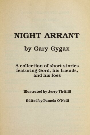 Cover of Night Arrant