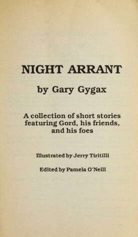 Book cover for Night Arrant