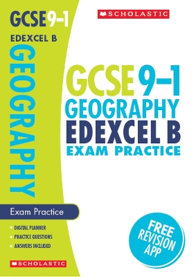 Book cover for Geography Exam Practice Book for Edexcel B