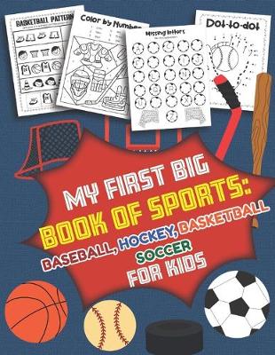 Book cover for My First Big Book of Sports Baseball Hockey, Basketball, Soccer for Kids