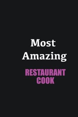 Book cover for Most Amazing Restaurant Cook