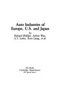 Book cover for Auto Industries of Europe, U.S., and Japan