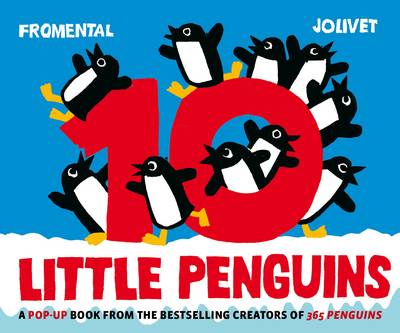 Book cover for 10 Little Penguins: A Pop-Up Book