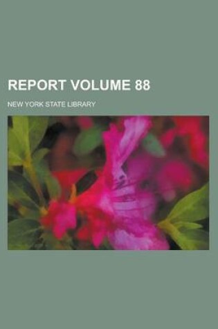 Cover of Report Volume 88