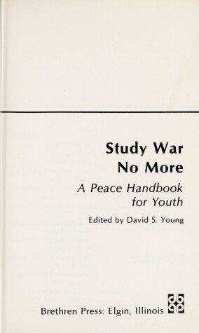 Cover of Study War No More