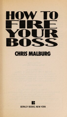 Book cover for How to Fire Yr Boss