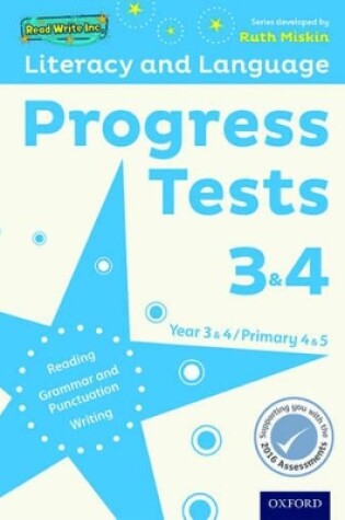Cover of Read Write Inc. Literacy and Language: Years 3&4: Progress Tests 3&4