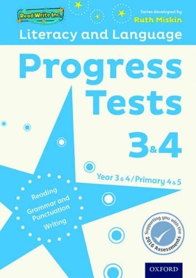 Book cover for Read Write Inc. Literacy and Language: Years 3&4: Progress Tests 3&4