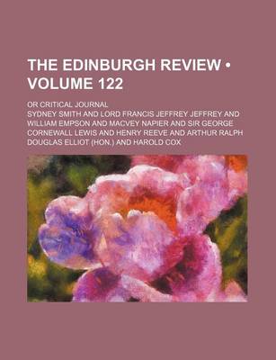 Book cover for The Edinburgh Review (Volume 122); Or Critical Journal