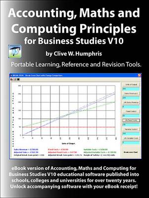 Book cover for Accounting, Maths and Computing Principles for Business Studies V10