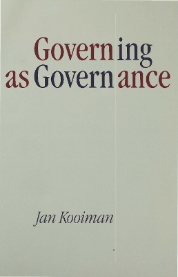 Book cover for Governing as Governance