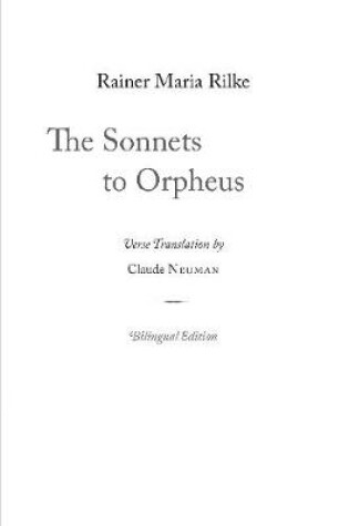 Cover of The Sonnets to Orpheus