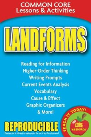 Cover of Landforms