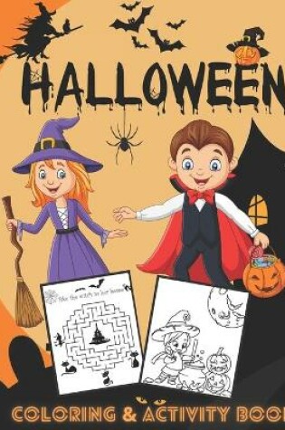 Cover of Halloween Coloring & Activity Book